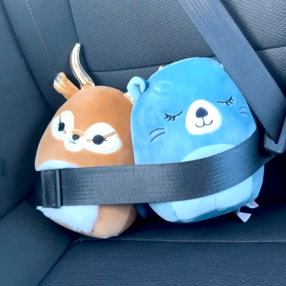 Deer and beaver squishmallows